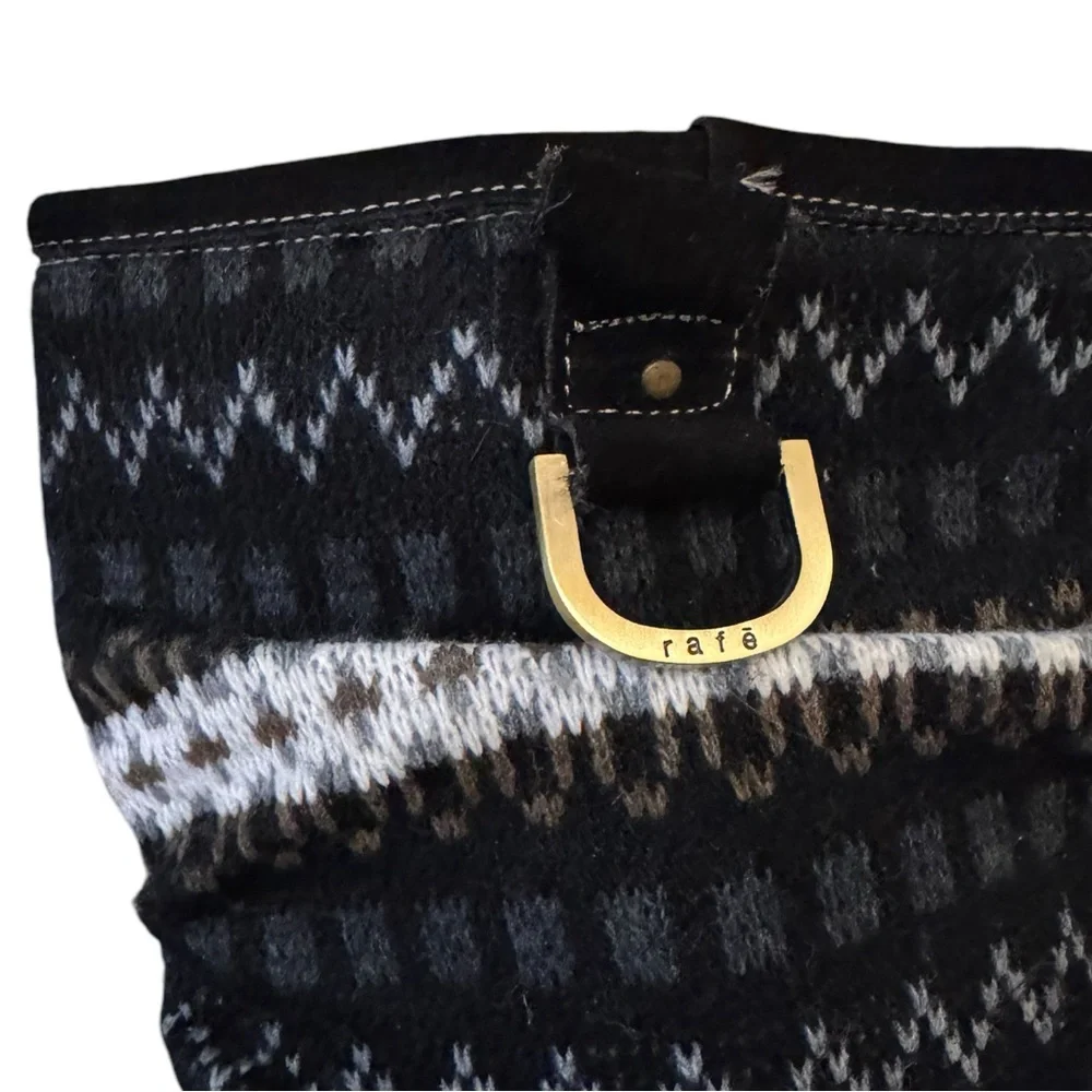 Rafe Sweater Knit Wedge Boots